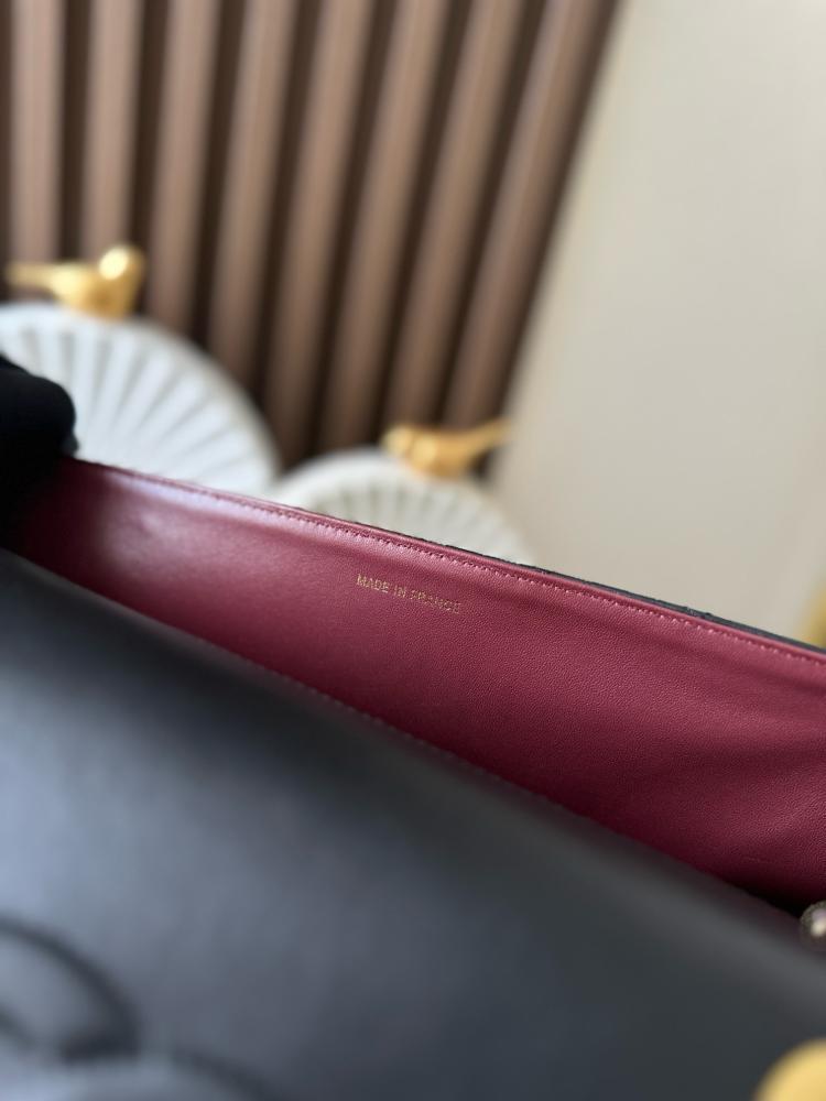 Calfskin Top Handle Bag