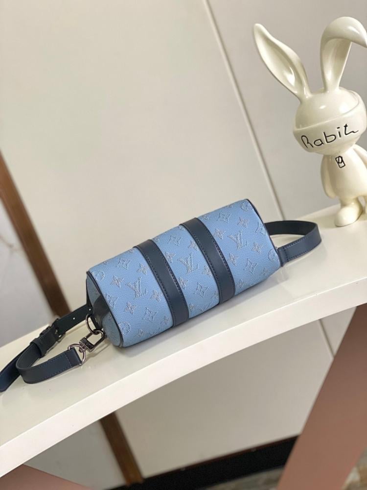 Italian-Inspired Elegant Monogram Leather Shoulder Bag