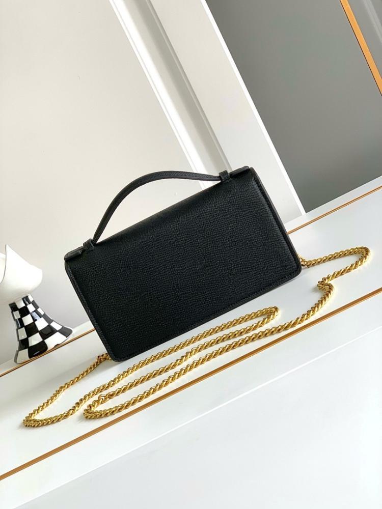 Modern Stylish Gold Leather Top Handle Bag