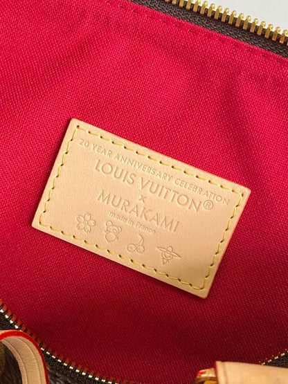 Speedy Bandouliere Monogram Leather Shoulder Bag