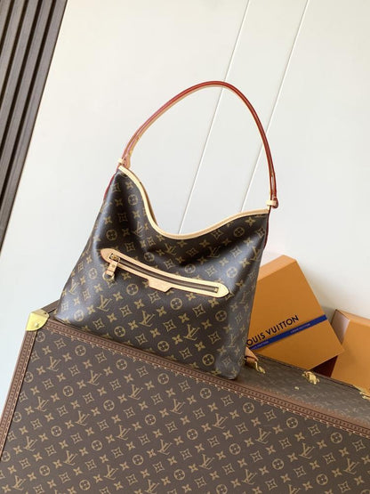 Leather Top Handle Bag