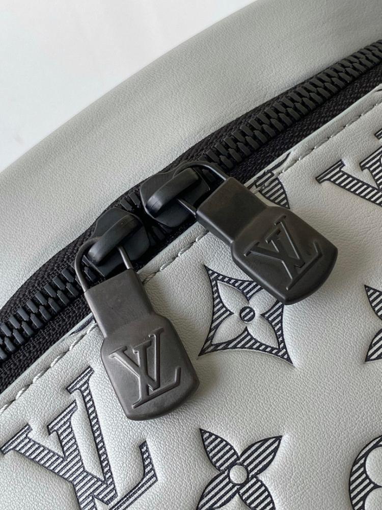 Luxury Refined Grey Leather Bag