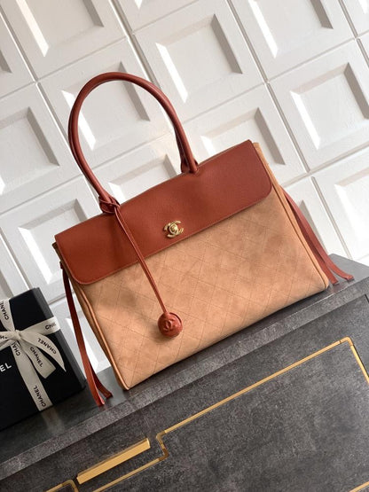 Classic Leather Top Handle Bag