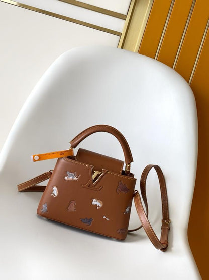 Classic Calfskin Shoulder Bag