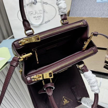 Gold Leather Shoulder Bag