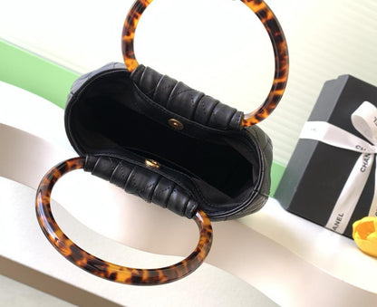 Lambskin Top Handle Bag