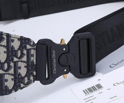 Modern Luxury Black Printed Calfskin Shoulder Bag