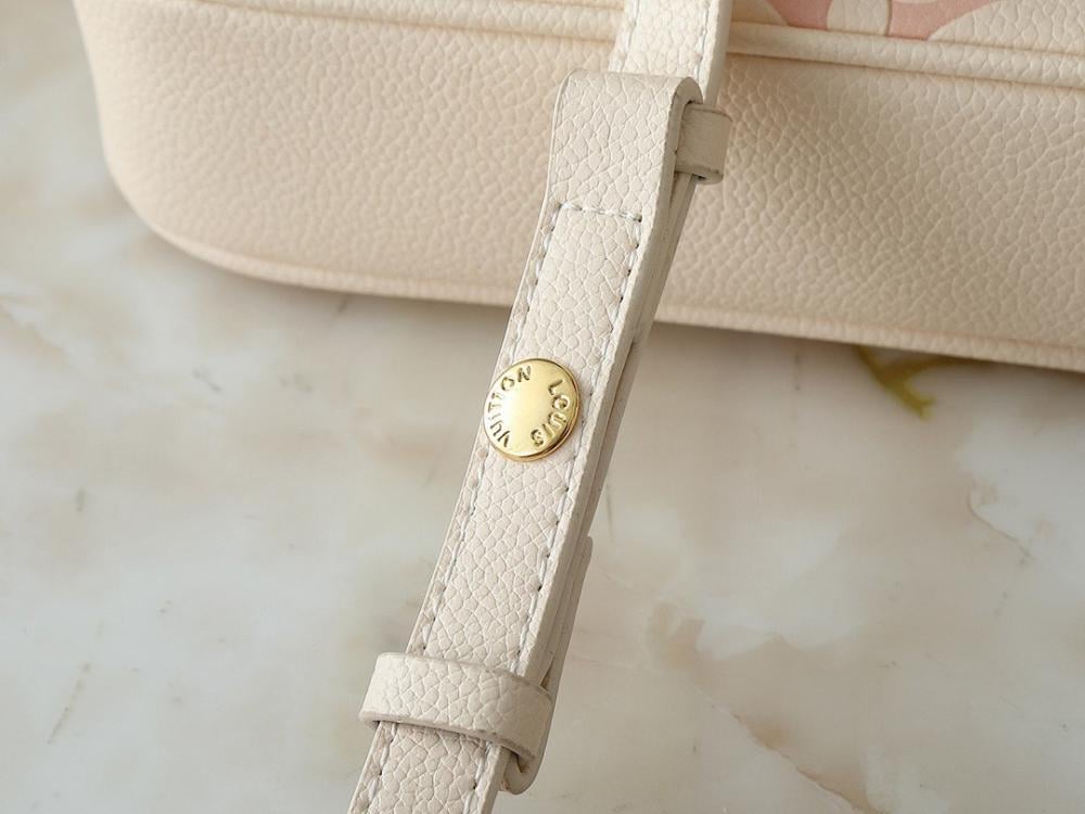 Luxury Monogram Leather Shoulder Bag – Limited Edition