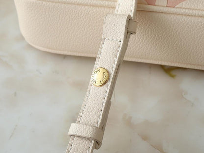 Luxury Monogram Leather Shoulder Bag – Limited Edition