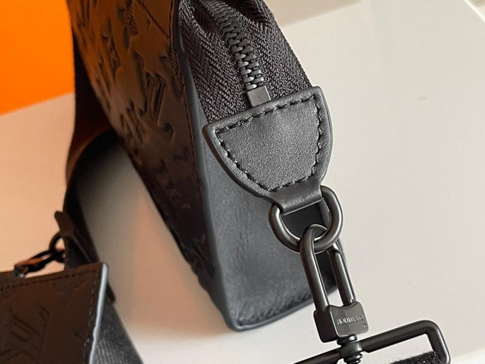 Stylish Refined Monogram Leather Shoulder Bag