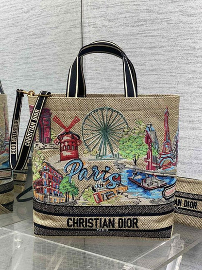 Embroidered Shoulder Bag