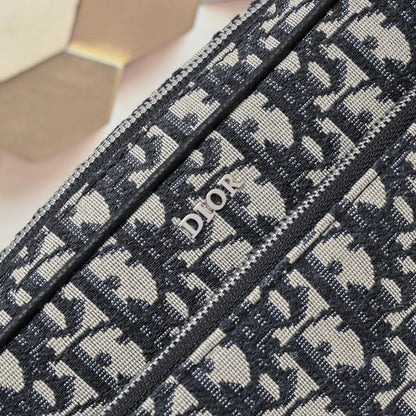 Saddle Black Printed Jacquard Shoulder Bag