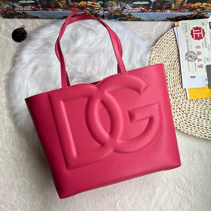Modern Refined Leather Top Handle Bag