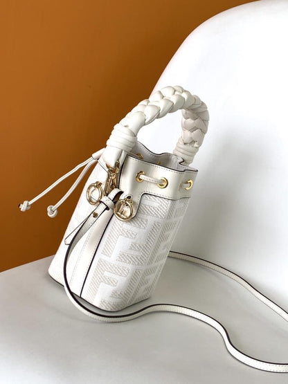 Embroidered Bucket Bag