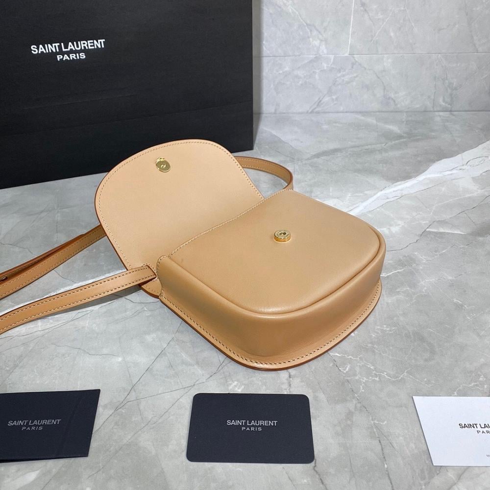 Stylish Refined Gold Calfskin Top Handle Bag