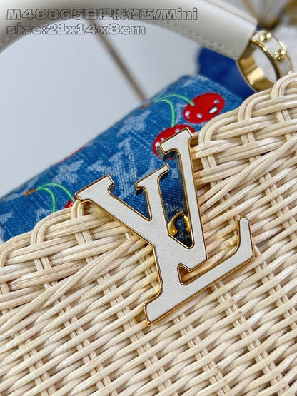 Woven Leather Shoulder Bag