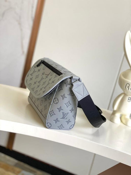 Elegant Premium Monogram Leather Shoulder Bag