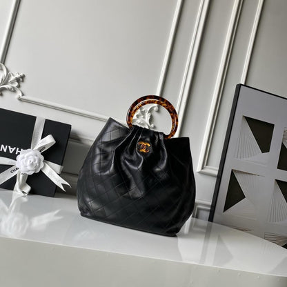 Alma Lambskin Bucket Bag