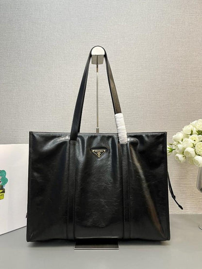 Leather Top Handle Bag