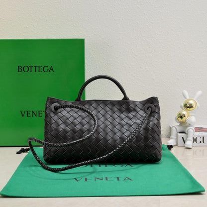 Woven Leather Shoulder Bag