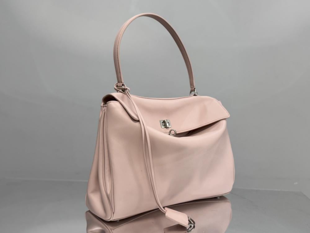 Leather Top Handle Bag