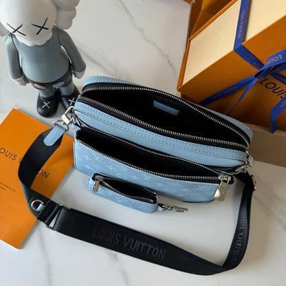 Stylish Refined Monogram Calfskin Shoulder Bag