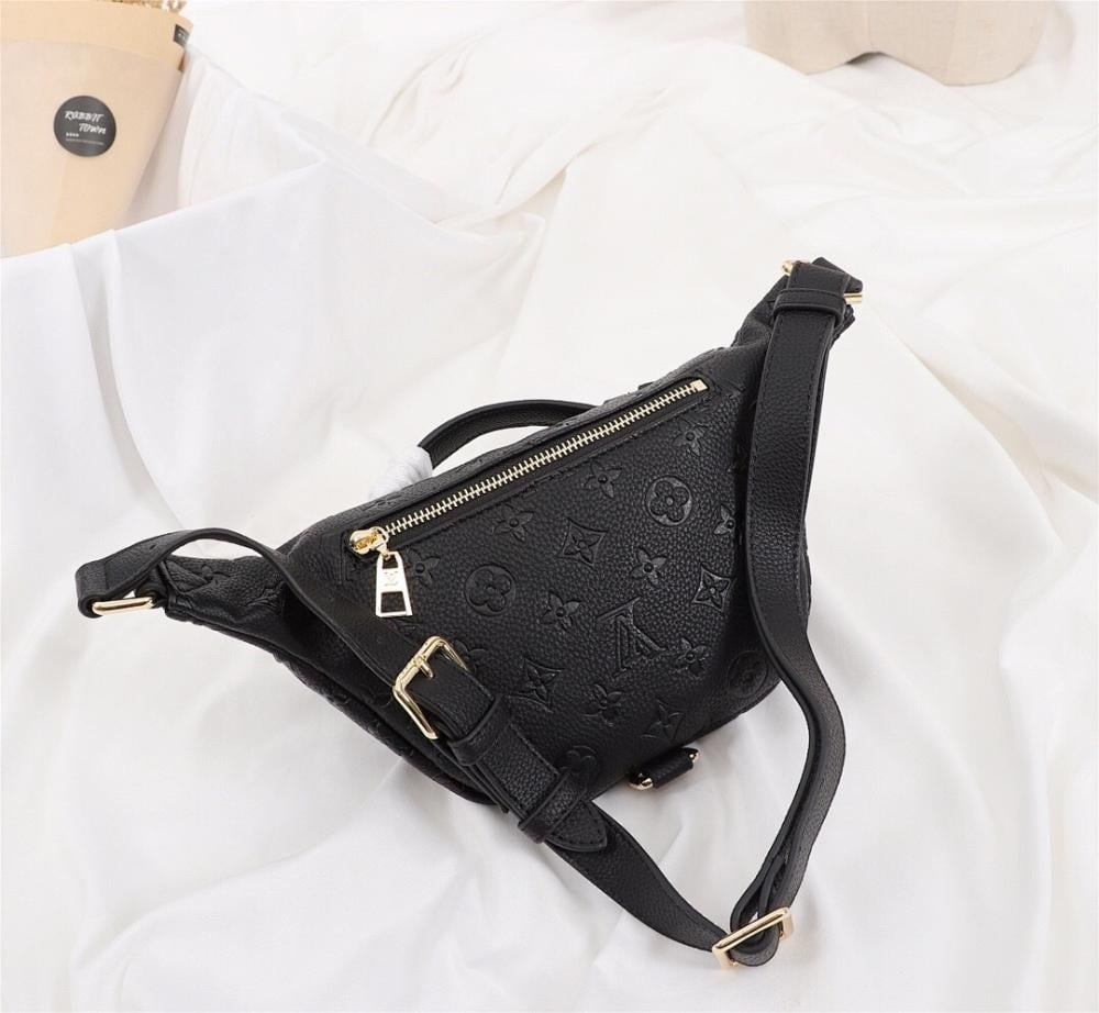 Classic Luxury Monogram Leather Shoulder Bag