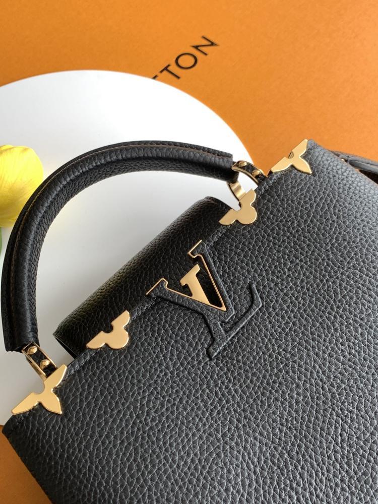 Leather Top Handle Bag