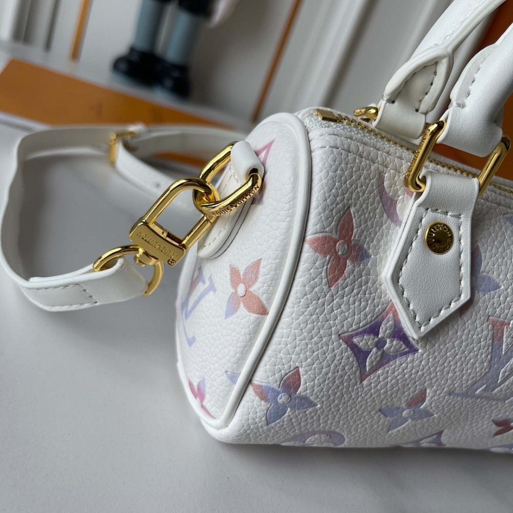 Speedy Monogram Leather Top Handle Bag