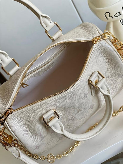 Speedy Monogram Calfskin Crossbody Bag