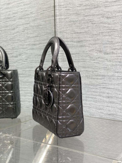 Leather Top Handle Bag