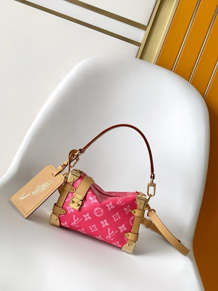 Classic Gold Leather Top Handle Bag