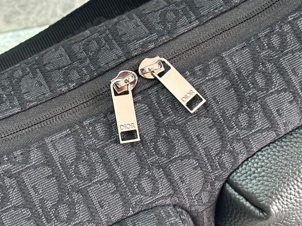 Classic Luxury Black Printed Leather Top Handle Bag