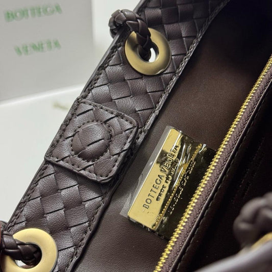 Luxury Refined Woven Leather Shoulder Bag
