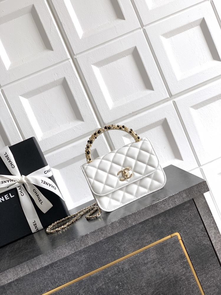 Leather Top Handle Bag