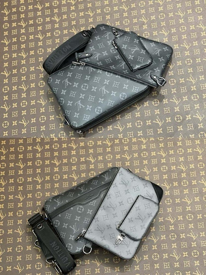 Modern Refined Canvas Shoulder Bag