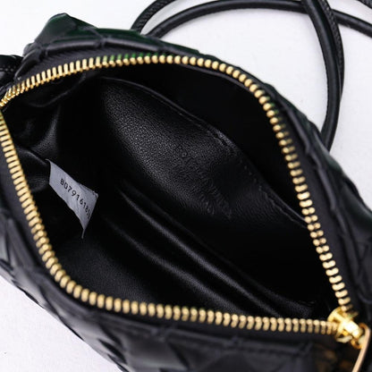Italian-Inspired Luxury Woven Leather Bag