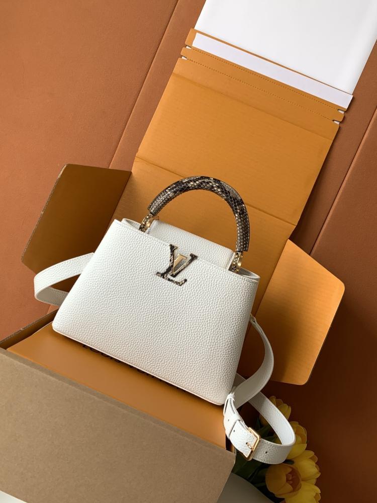 Calfskin Top Handle Bag