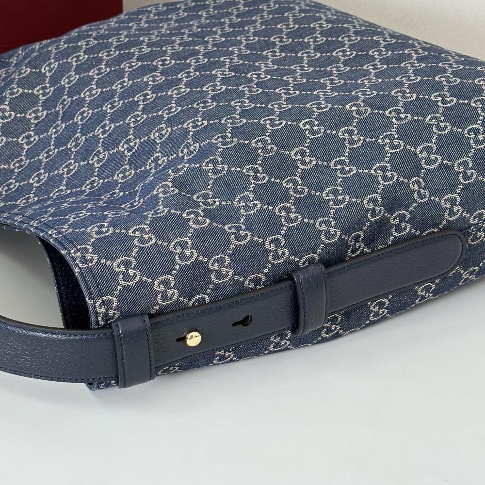 Denim Top Handle Bag