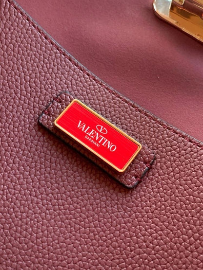 Stylish Studded Calfskin Shoulder Bag – Limited Edition