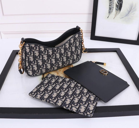 Italian-Inspired Stylish Printed Leather Shoulder Bag