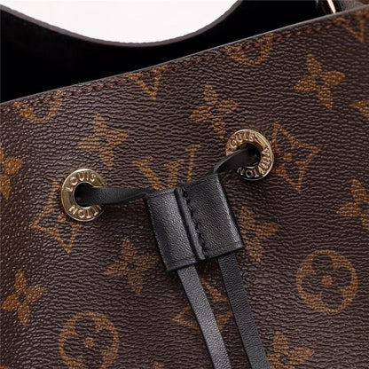 NeoNoe Gold Woven Calfskin Top Handle Bag