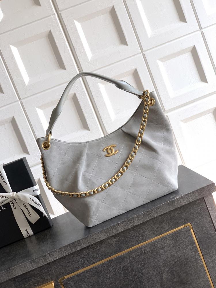 Suede Hobo Bag