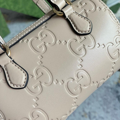 Luxury Refined Top Handle Bag