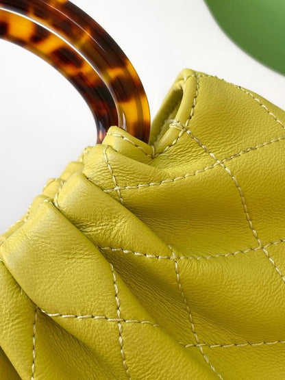 Leather Top Handle Bag