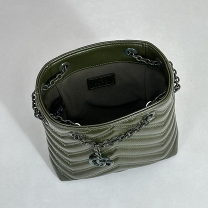 Leather Top Handle Bag