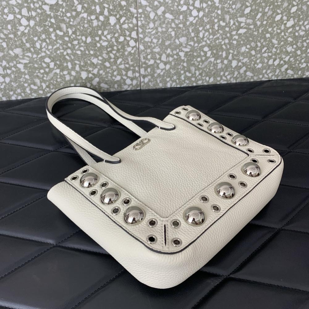 Studded Top Handle Bag