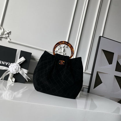 Suede Bucket Bag