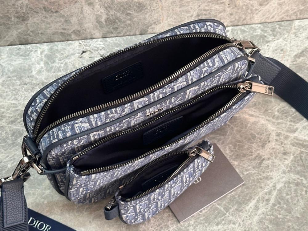 Modern Blue Printed Shoulder Bag – Limited Edition