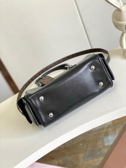 Speedy Leather Crossbody Bag